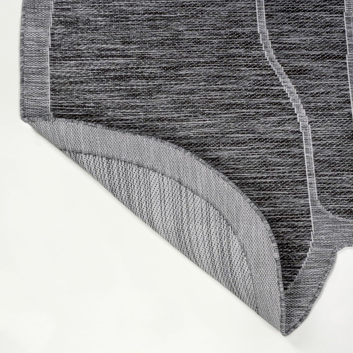 JONATHAN Y Rustic Abstract Indoor Outdoor Area Rug 5X8 Dark Gray/Gray, Jasper Modern for Backyard, Patio, Porch, Easy-Cleaning, High Traffic, Pet-Friendly, Non-Shedding (SHP101A-5)