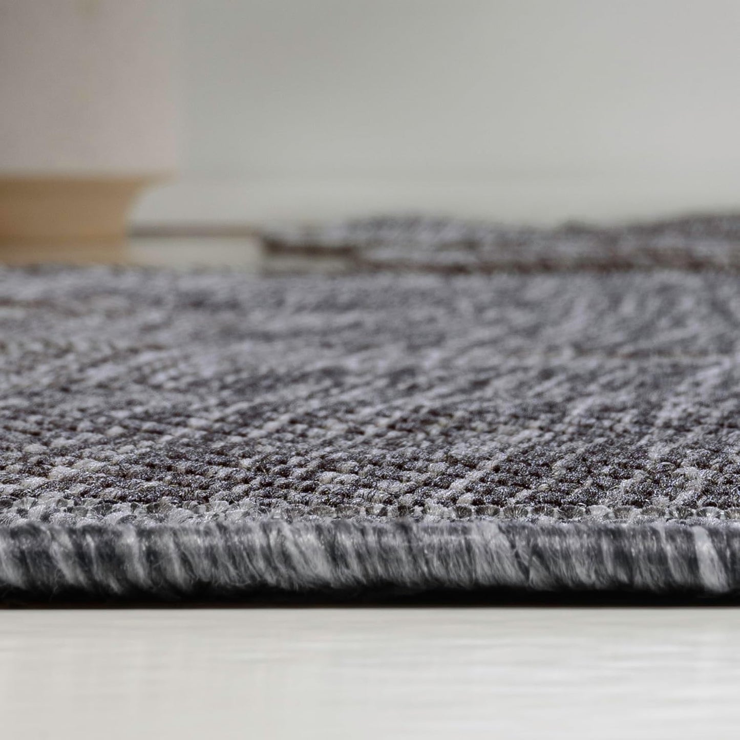 JONATHAN Y Rustic Abstract Indoor Outdoor Area Rug 5X8 Dark Gray/Gray, Jasper Modern for Backyard, Patio, Porch, Easy-Cleaning, High Traffic, Pet-Friendly, Non-Shedding (SHP101A-5)